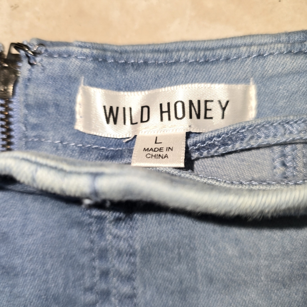 RED DRESS BOUTIQUE x Wild Honey Denim Mini Skirt New - Picture 11 of 12